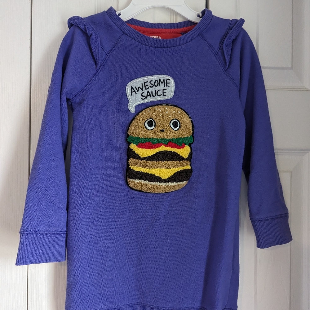 Spotted Zebra Toddler Cheeseburger dress